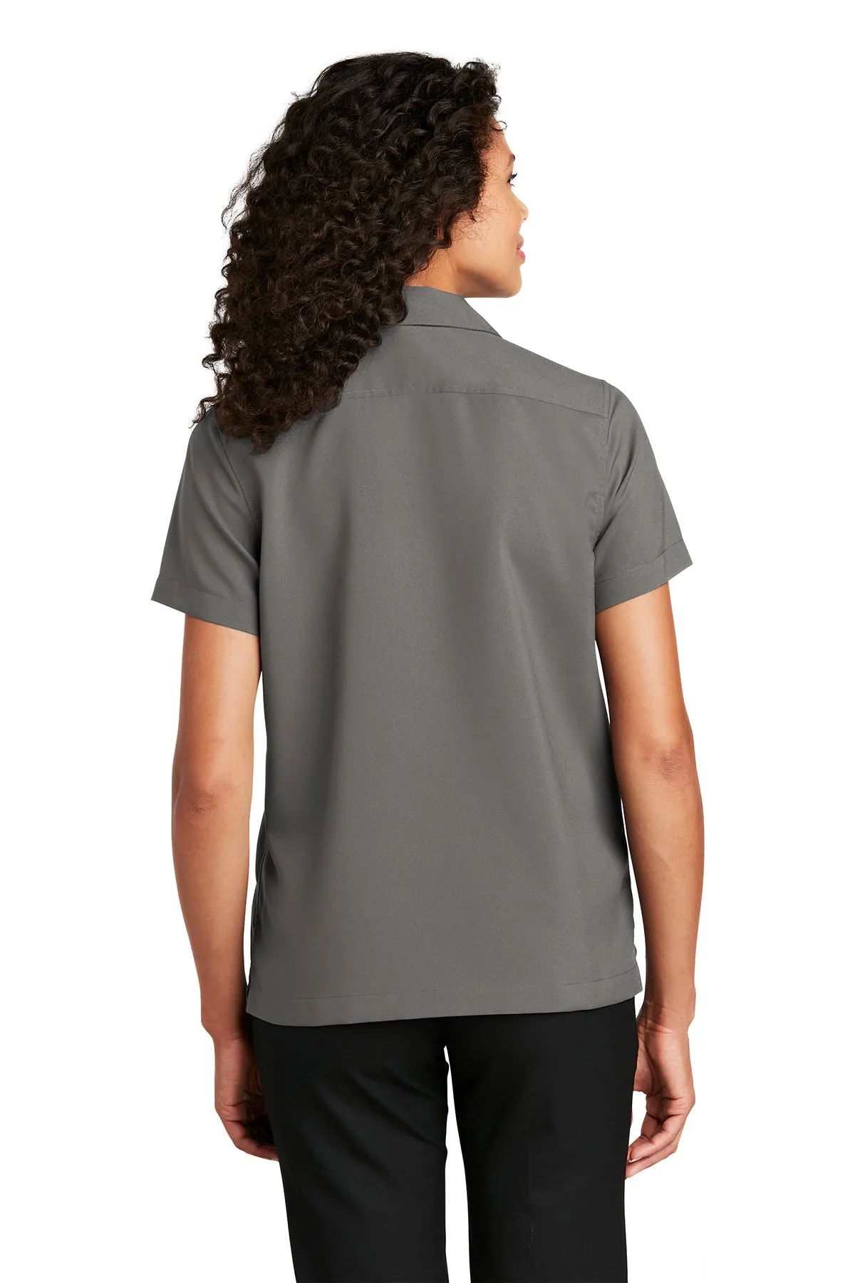 Port Authority Ladies Short Sleeve Custom Performance Shirts, Graphite