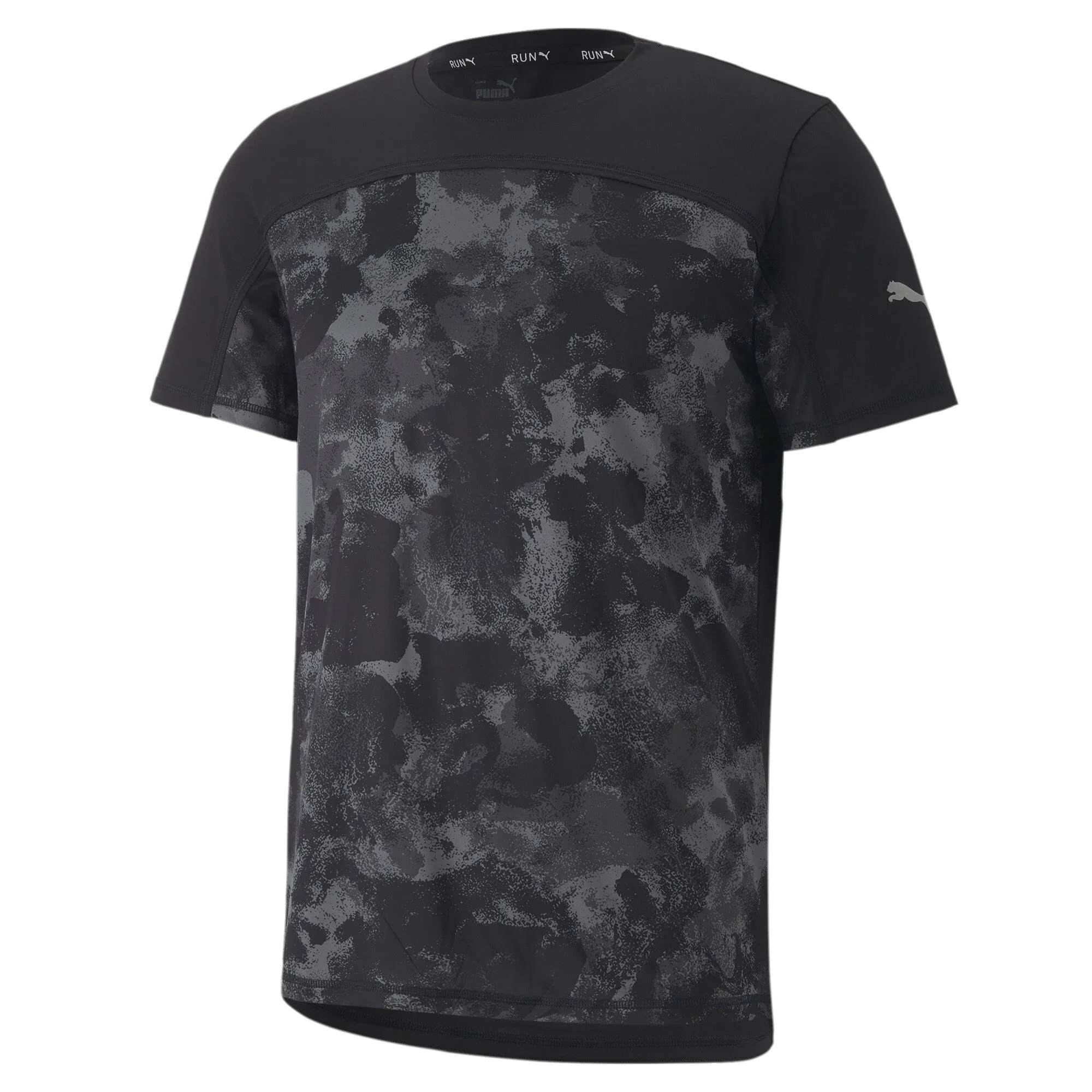 PUMA Run AOP Graphic SS Tee M