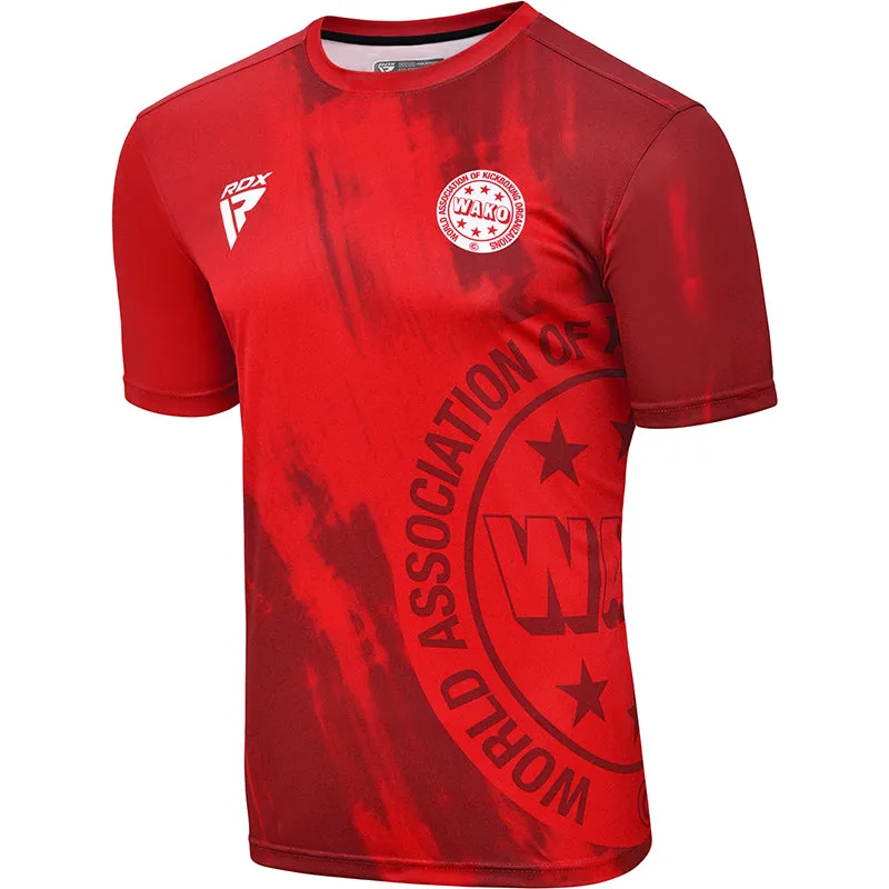 RDX WAKO T-SHIRTS T1 Red