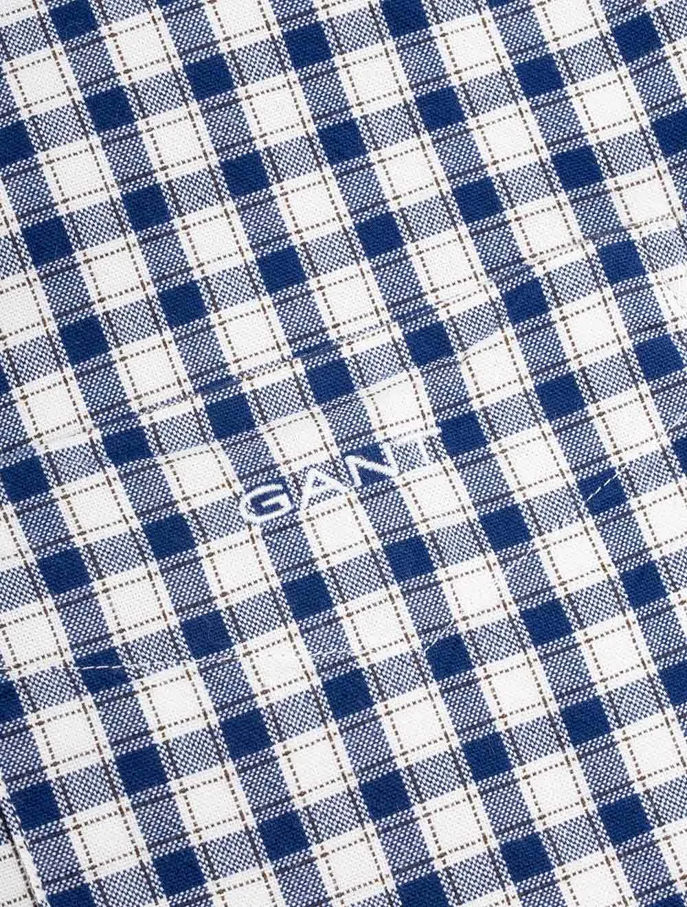 Regular Archive Oxford Check Shirt Deep Blue