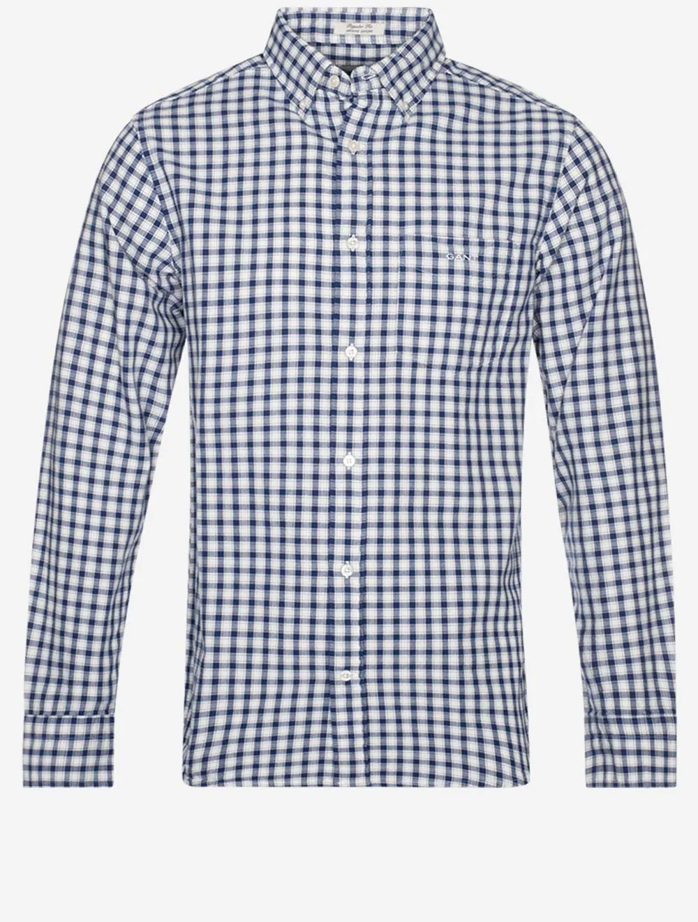 Regular Archive Oxford Check Shirt Deep Blue