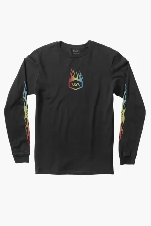 RVCA Forged Long Sleeve Boys T-Shirt (Size 14 left)