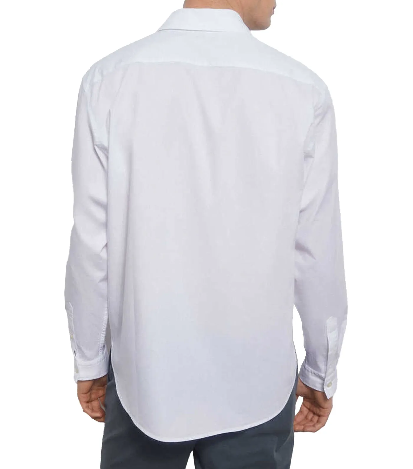 Smooth Structured Shirt White