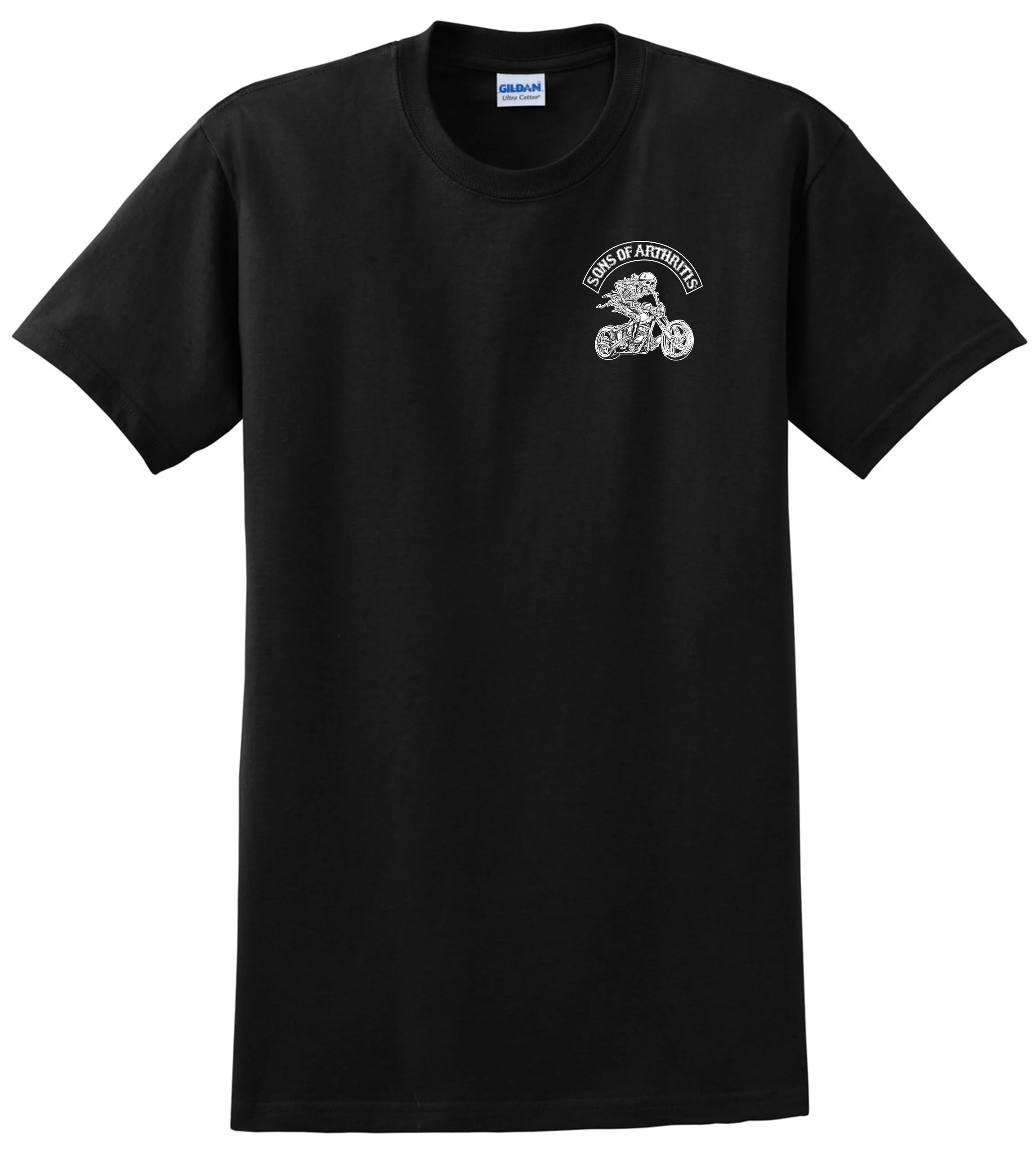 Sons of Arthritis HIP & KNEE CHAPTER  Short Sleeve Tee (Black)