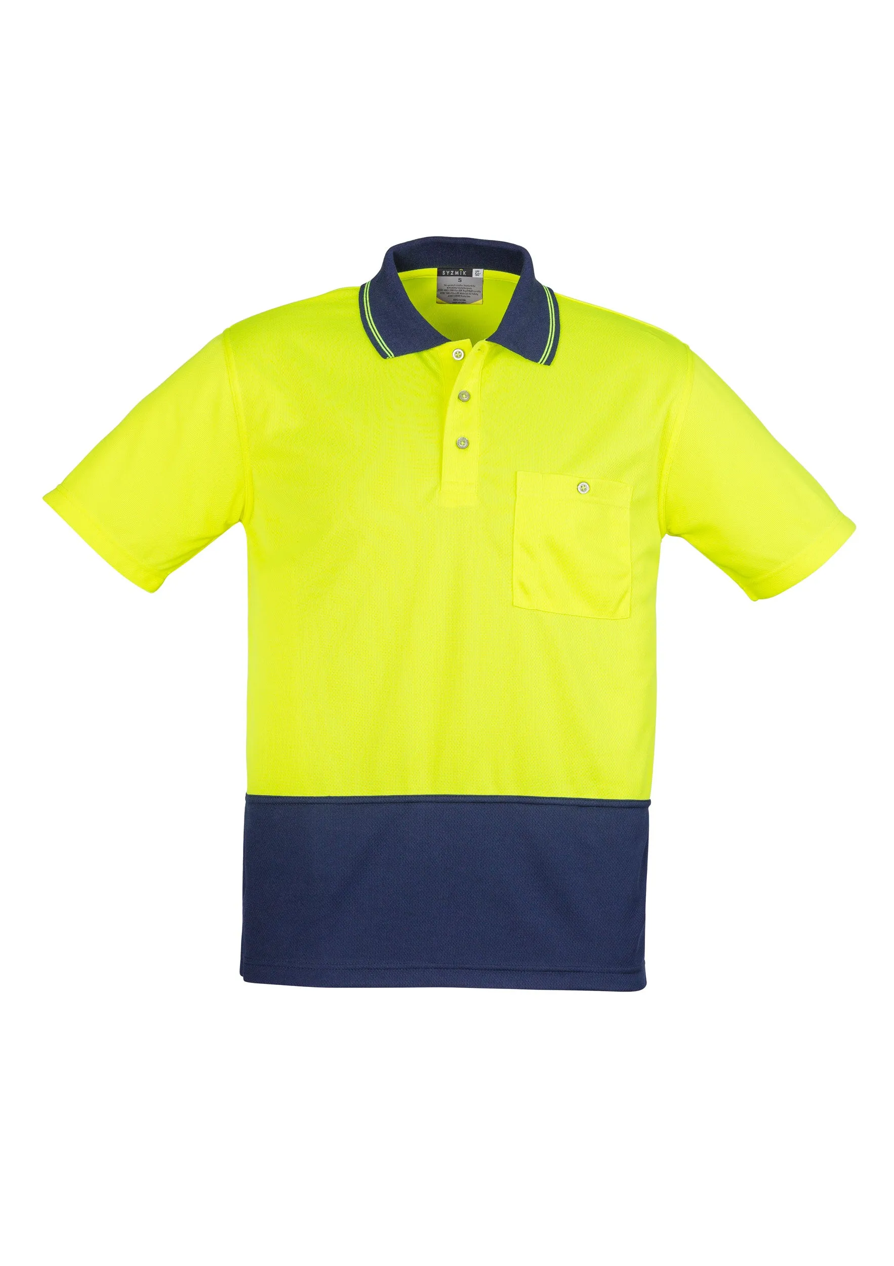 Syzmik Unisex Hi Vis Basic Spliced Short Sleeve Polo