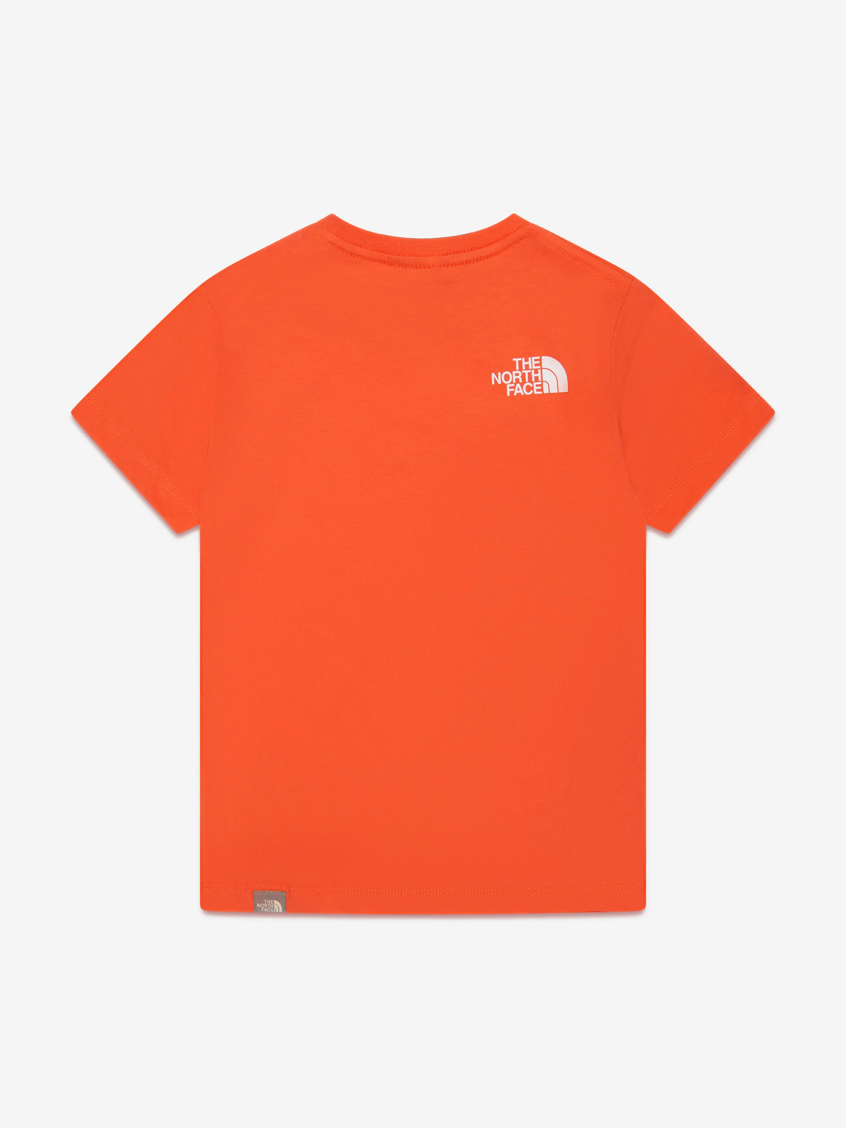 The North Face Boys Simple Dome T-Shirt in Orange