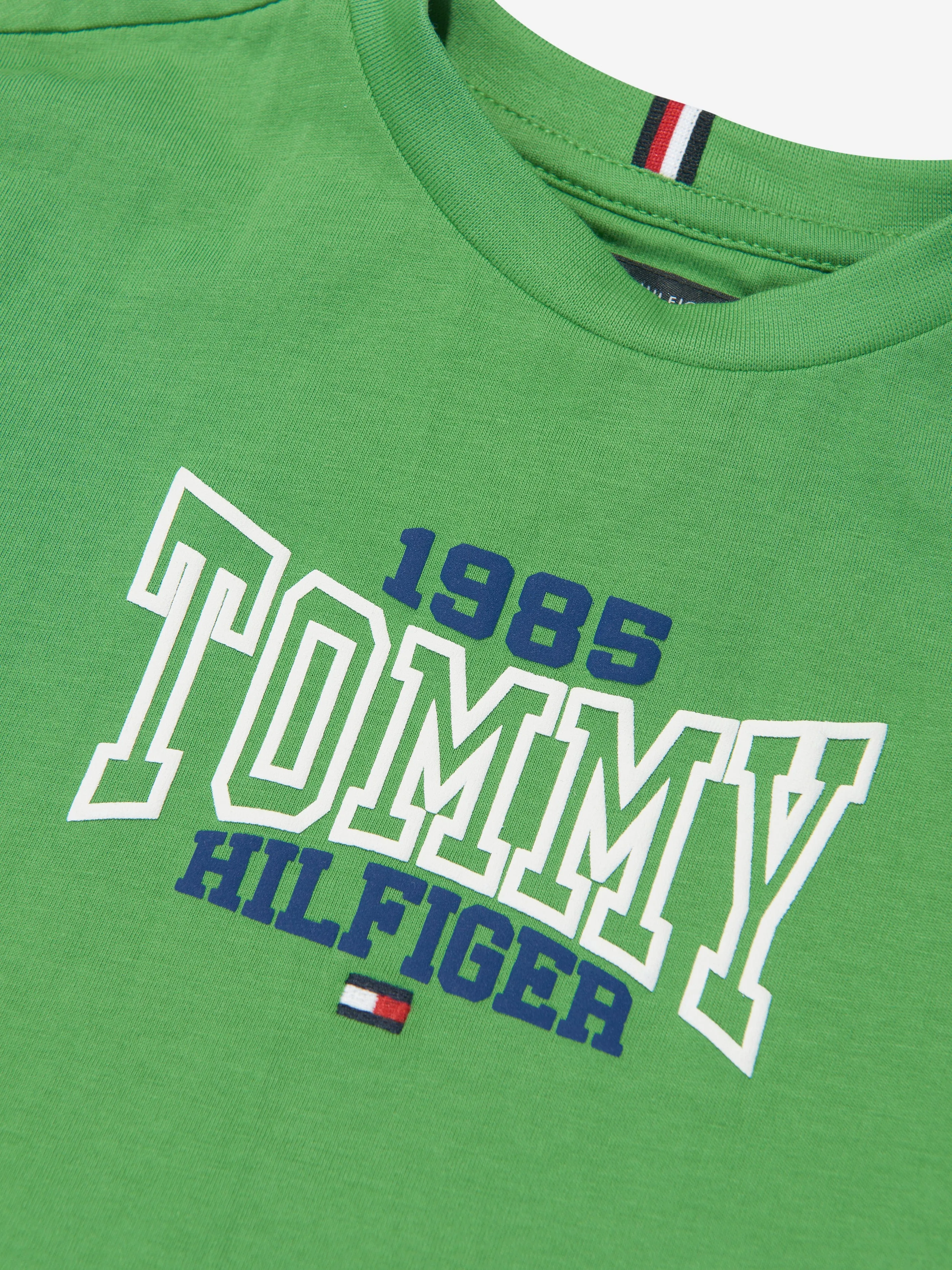 Tommy Hilfiger Boys 1985 Varsity T-Shirt in Green