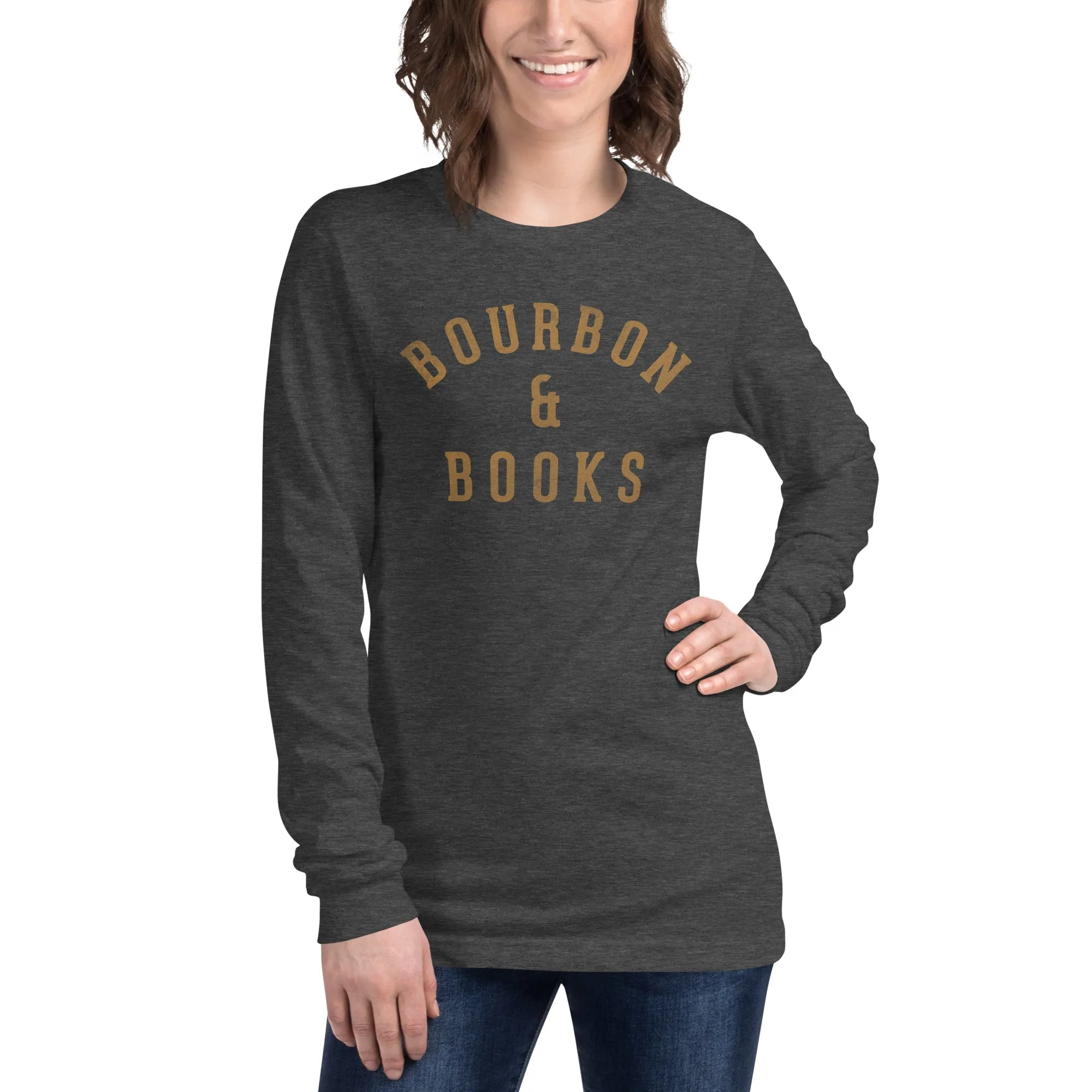 Unisex Bourbon & Books Long Sleeve T-Shirt