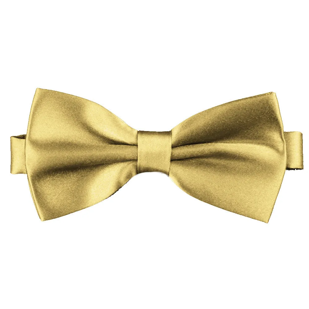 Vegas Gold [Silky Smooth] - Bow Tie and Pocket Square Matching Set