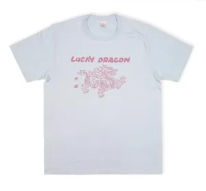 Vintage Old School Oriental Style Lucky Dragon CT003 T-Shirt S-XL Baby Blue