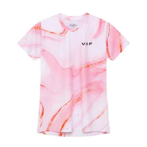 Volt and Fast Women's Lightning Jersey Tie Dye Series V2-Marble Pink