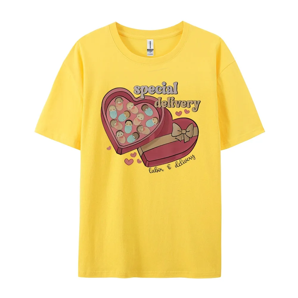 Women Happy Valentine's Day Gift Print Graphic T-shirt