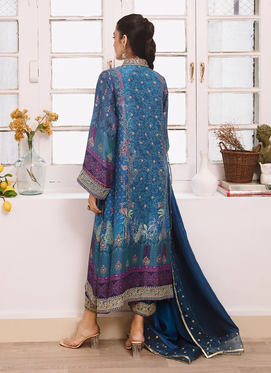 Zohra Lapis Shirt And Dupatta